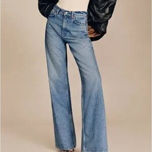 Reformation Cary High Rise Slouchy Wide Leg Jean 29
